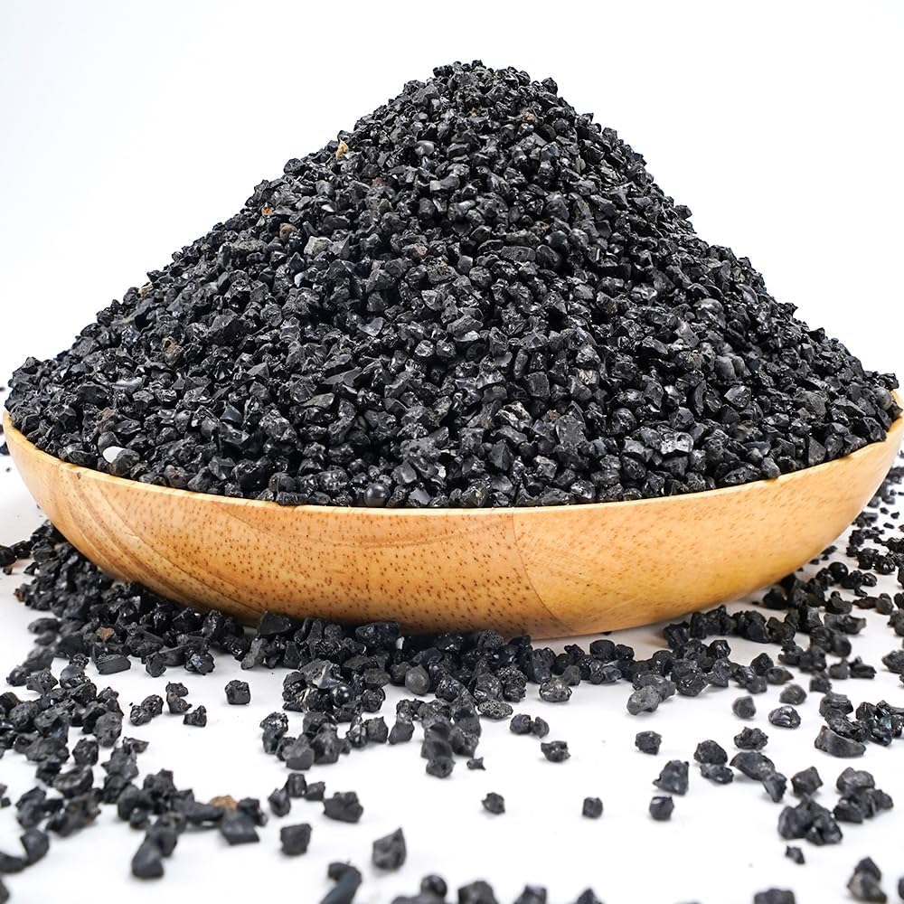 Aquasoil Substrate - 1lb/3lb/6lb/9lb/18lb Black Sand Gravel, 2‑4mm Decorative