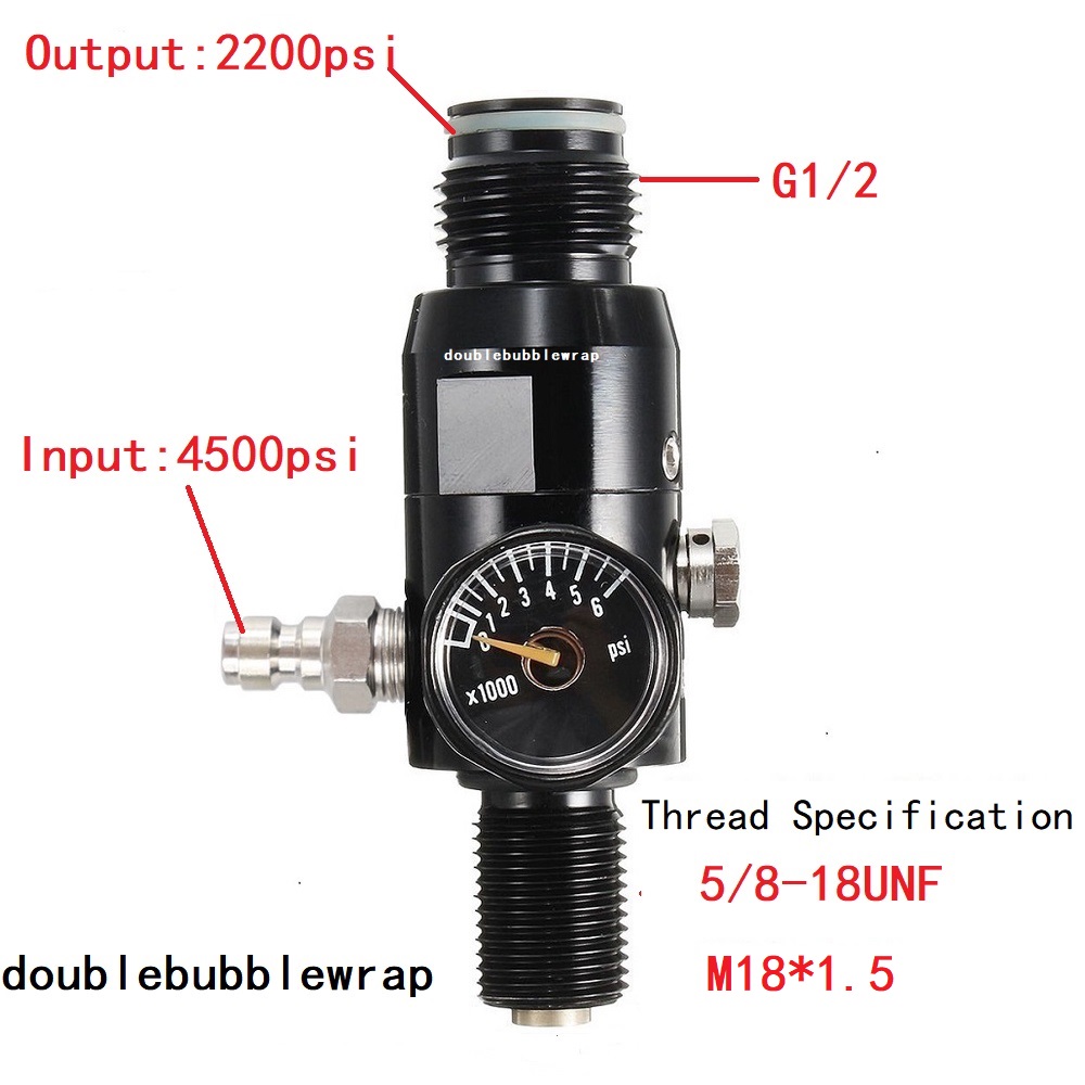 Aquarium Plant Order - Regulator Valve 5/8-18UNF or M18*1.5 Regulator