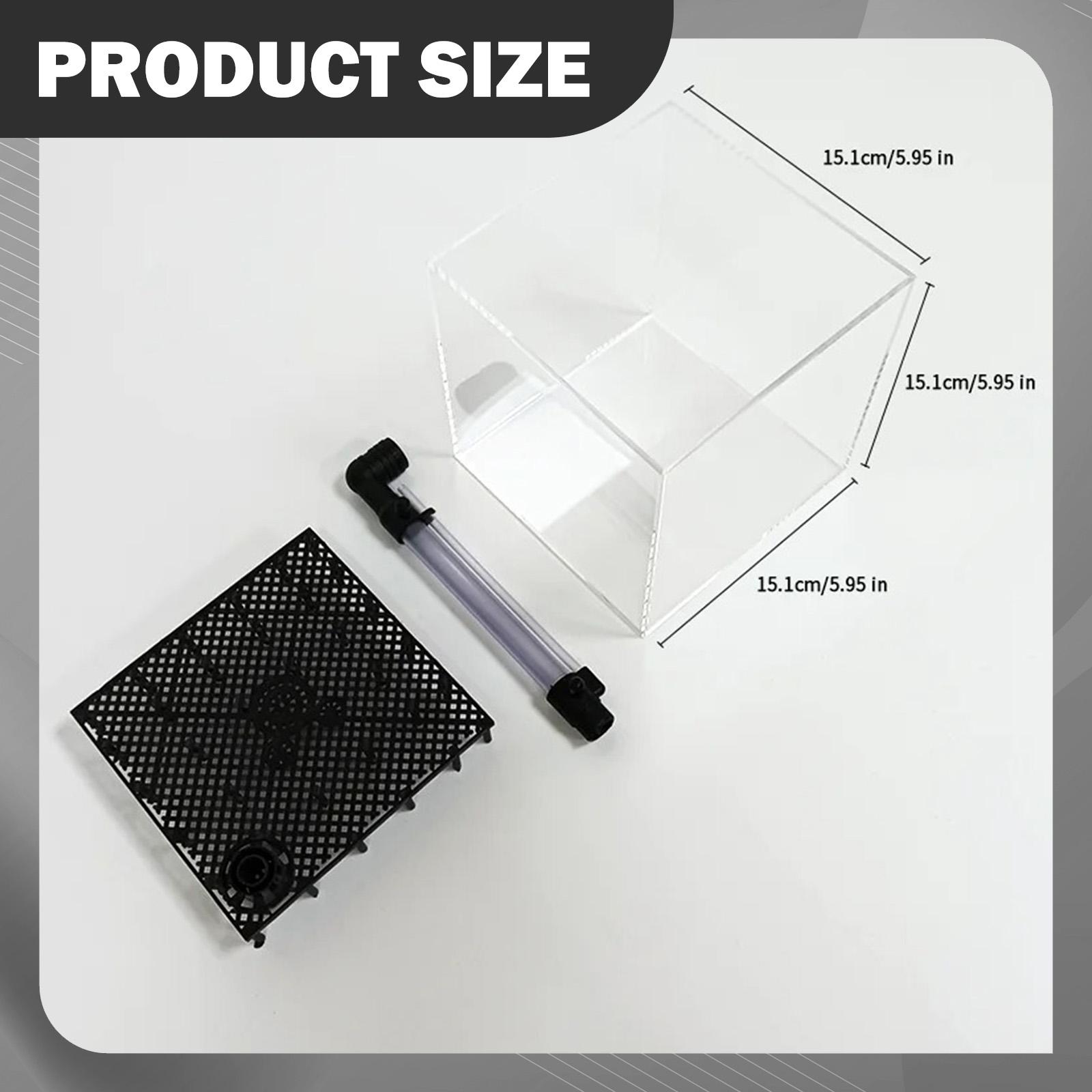 Transparent Acrylic Aquarium F - огляд і ціна Planted Aquarium Undergravel Filter