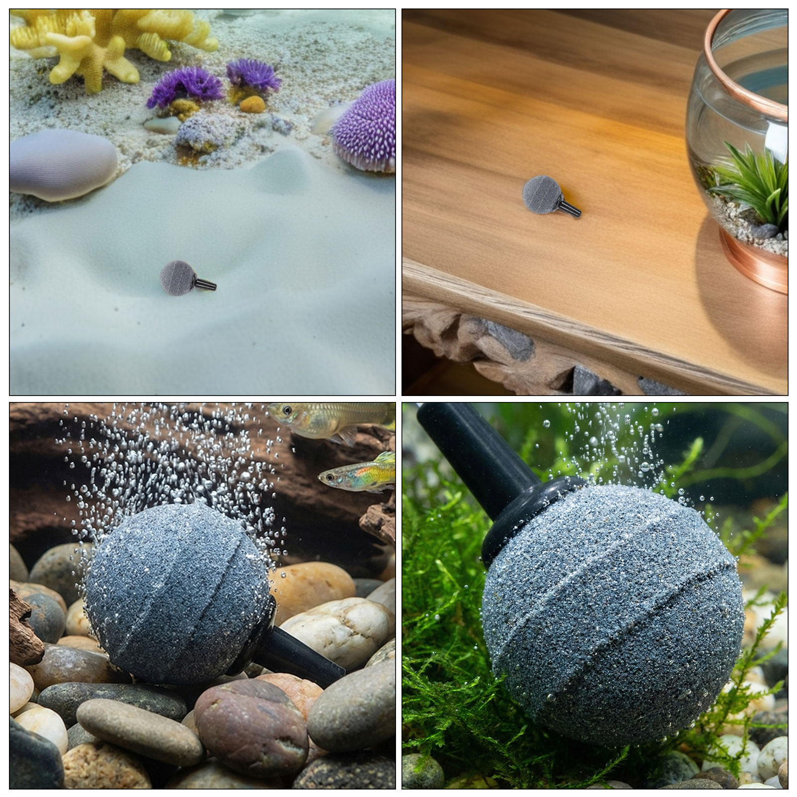 12pcs Aquarium Air Stone Bubbl - огляд і ціна Planted Aquarium Care