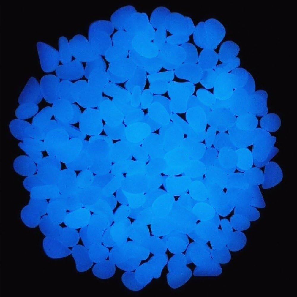Fish Tank Rocks Glow Blue Pebb - огляд і ціна Aquarium Plant Order