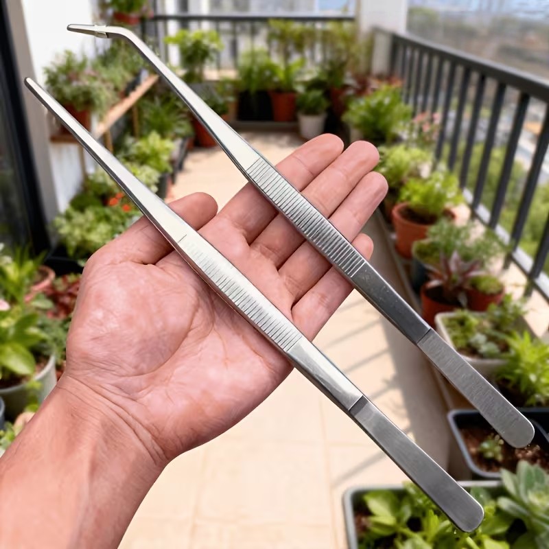 2pcs 20cm Stainless Steel Twee - огляд і ціна Planted Aquarium Care