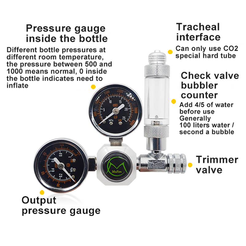 Aquarium CO2 Regulator Magneti - огляд і ціна Aquarium Plant Order